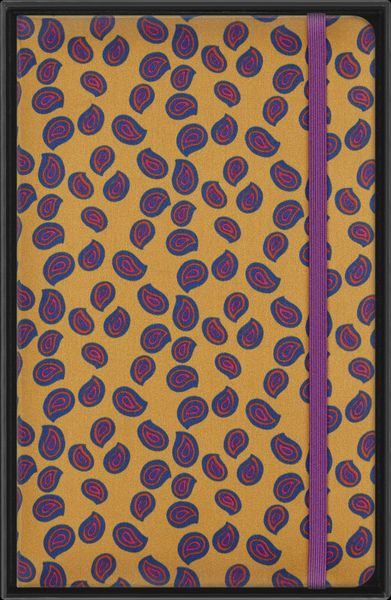 Produktbild: Moleskine Silk Notizbuch large/A5, liniert, fester Einband, gelb