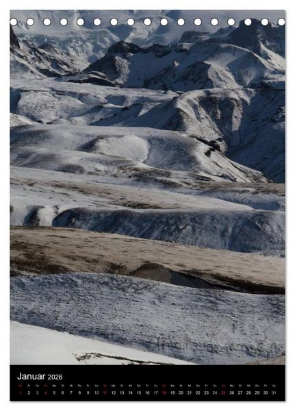 Produktbild: Island - Der Laugavegur-Kalender 2026 (Tischkalender 2026 DIN A5 hoch), CALVENDO Monatskalender