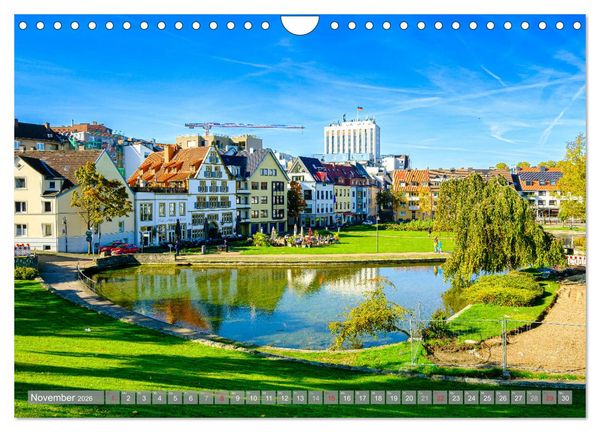 Produktbild: Ein Blick auf Paderborn (Wandkalender 2026 DIN A4 quer), CALVENDO Monatskalender