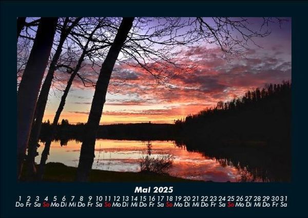 Produktbild: Sonnenuntergang 2025 Fotokalender DIN A5