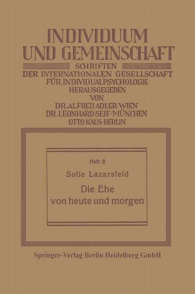 Produktbild: Die Ehe von heute und morgen