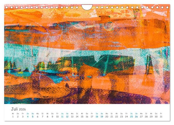 Produktbild: Colorpop - Joyful, abstract. multicolored (Wandkalender 2026 DIN A4 quer), CALVENDO Monatskalender