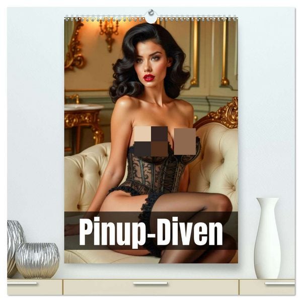 Produktbild: Pinup-Diven (hochwertiger Premium Wandkalender 2026 DIN A2 hoch), Kunstdruck in Hochglanz