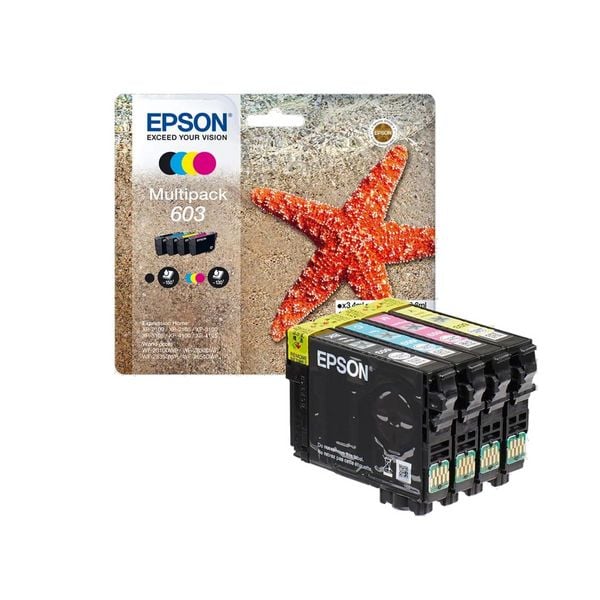 EPSON Druckerpatrone C13T03U64020 603 cyan/magenta/gelb/schwarz 4 Stück