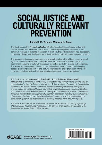 Produktbild: Social Justice and Culturally Relevant Prevention