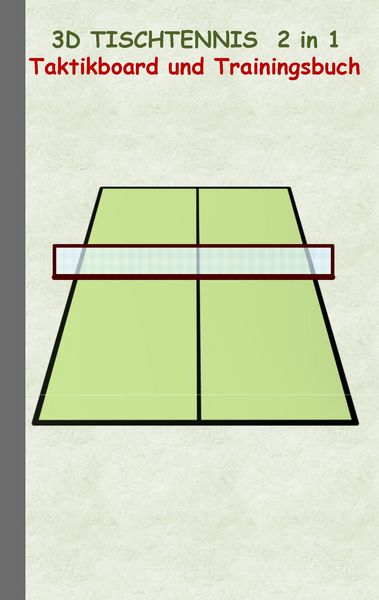 Produktbild: 3D Tischtennis 2 in 1 Taktikboard und Trainingsbuch