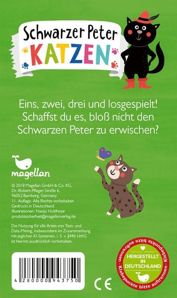 Produktbild: Schwarzer Peter - Katzen (Kinderspiel)