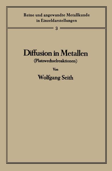 Produktbild: Diffusion in Metallen