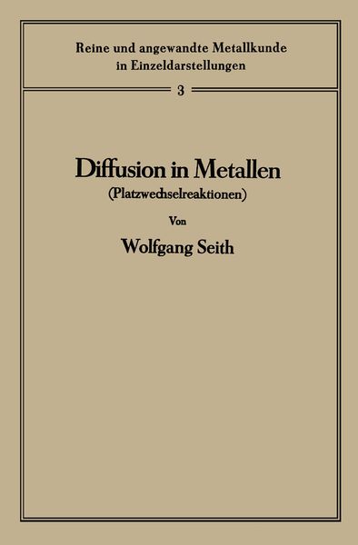 Produktbild: Diffusion in Metallen