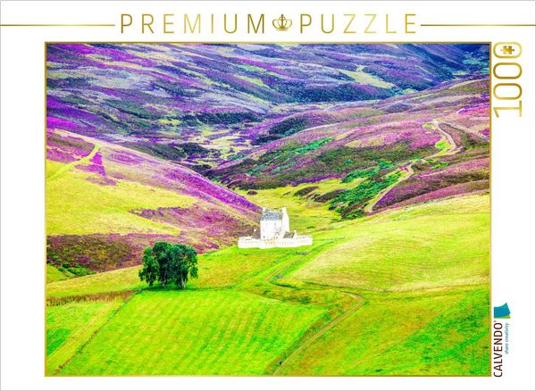 CALVENDO Puzzle Corgarff Castle in Aberdeenshire in Schottland | 1000 Teile Lege-Größe 64x48cm Foto-Puzzle für glückliche Stunden