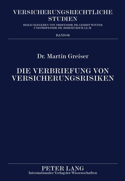 Produktbild: Die Verbriefung von Versicherungsrisiken