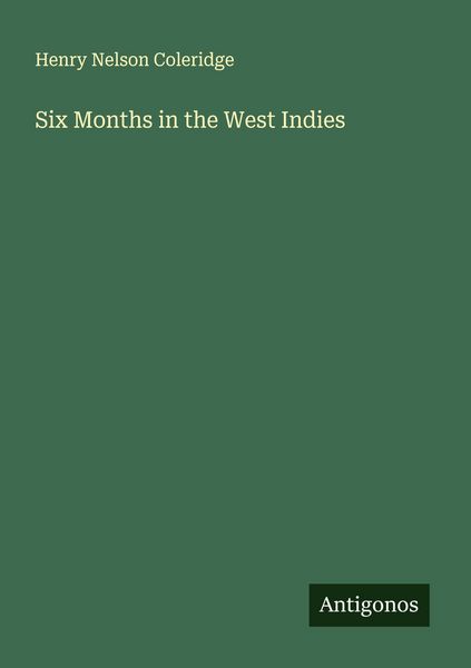 Produktbild: Six Months in the West Indies