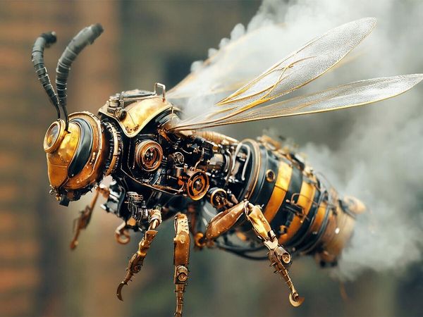 Produktbild: CALVENDO Puzzle Ein Motiv aus dem Kalender "Die fantastische Welt der Steampunk-Insekten" | 1000 Teile Lege-Gr&ouml;&szlig;e 64x48cm Foto-Puzzle f&uuml;r gl&uuml;ckliche S