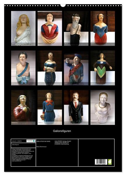 Produktbild: Galionsfiguren (Wandkalender 2026 DIN A2 hoch), CALVENDO Monatskalender