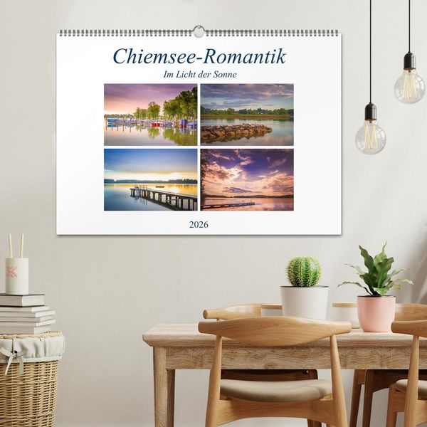 Produktbild: Chiemsee-Romantik (Wandkalender 2026 DIN A2 quer), CALVENDO Monatskalender