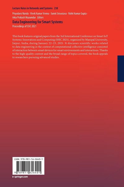 Produktbild: Data Engineering for Smart Systems
