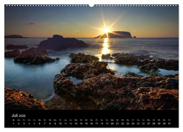 Produktbild: Ibiza und seine Farben (hochwertiger Premium Wandkalender 2026 DIN A2 quer), Kunstdruck in Hochglanz