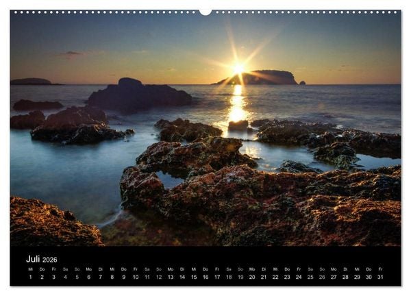 Produktbild: Ibiza und seine Farben (Wandkalender 2026 DIN A2 quer), CALVENDO Monatskalender