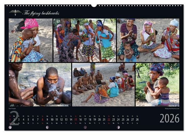 Produktbild: Botswana Blickwinkel 2026 (Wandkalender 2026 DIN A2 quer), CALVENDO Monatskalender