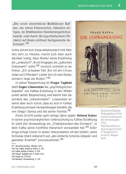 Produktbild: Die Verwandlung von Franz Kafka
