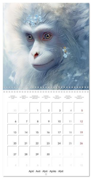 Produktbild: Delicate animal portraits (Wall Calendar 2026 12 &times; 12 Inch) CALVENDO 12 Month Wall Calendar