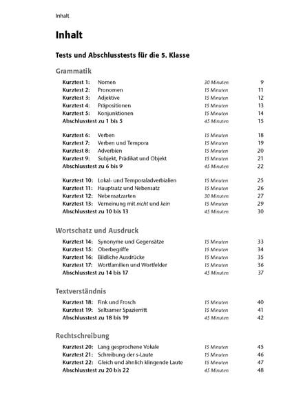 Produktbild: Fit in Test und Klassenarbeit &ndash; Deutsch 5./6. Klasse Gymnasium