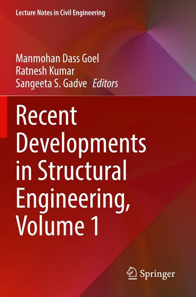 Produktbild: Recent Developments in Structural Engineering, Volume 1