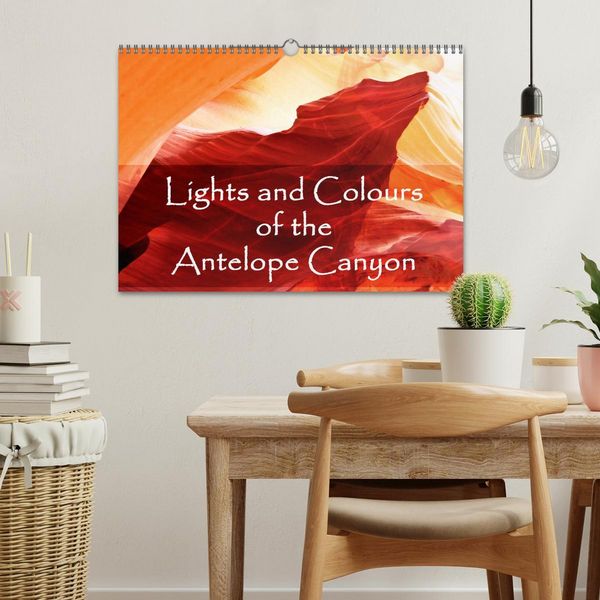 Produktbild: Lights and Colours of the Antelope Canyon (Wall Calendar 2026 DIN A3 landscape), CALVENDO 12 Month Wall Calendar