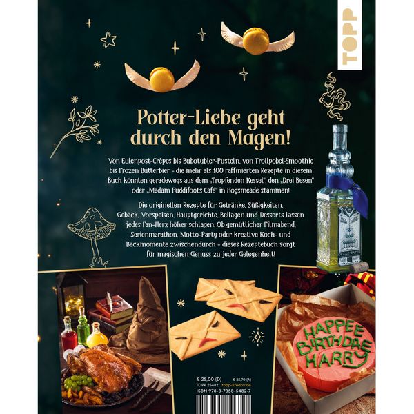 Produktbild: Butterbier & Siruptorte. Das ultimative Koch- und Backbuch f&uuml;r Potter-Fans