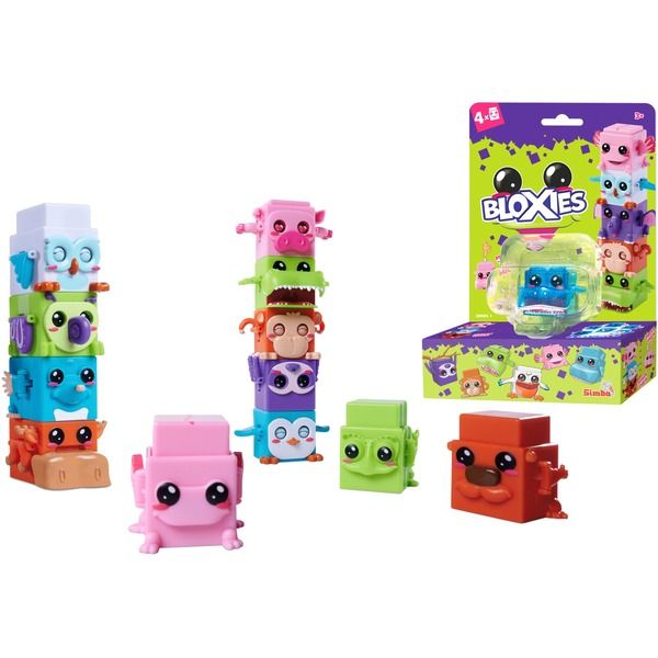 Bloxies Spielfiguren Serie 1, 4 Stk.