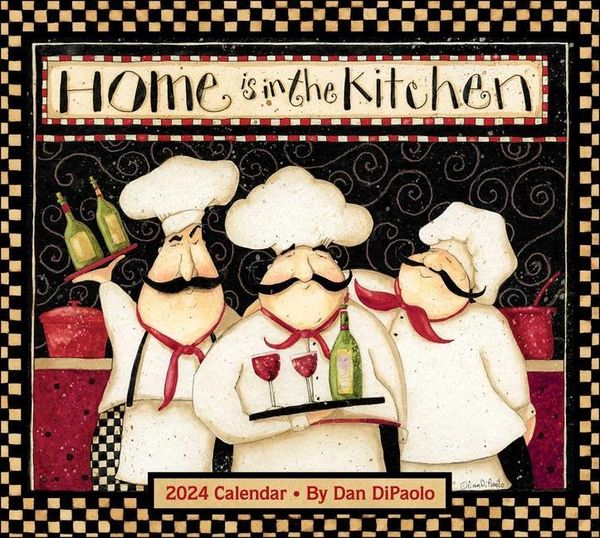 Produktbild: Home Is in the Kitchen 2024 Deluxe Wall Calendar