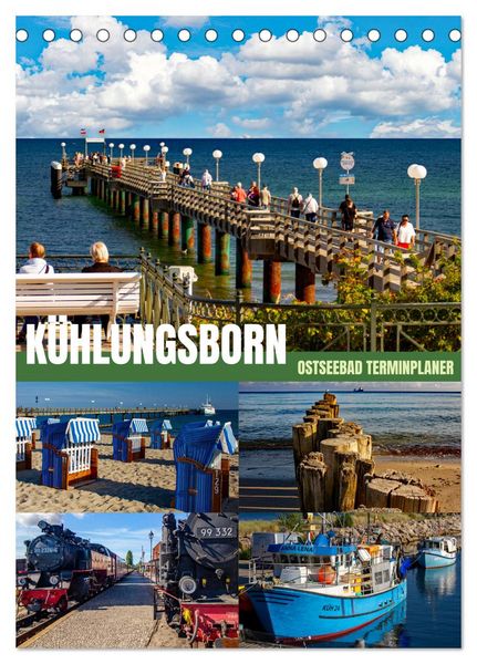 Produktbild: Ostseebad K&uuml;hlungsborn Terminplaner (Tischkalender 2026 DIN A5 hoch), CALVENDO Monatskalender