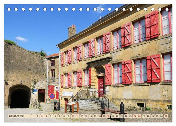 Produktbild: Frankreichs Nordosten - Montm&eacute;dy, Sedan, Charleville-M&eacute;zi&egrave;res (Tischkalender 2026 DIN A5 quer), CALVENDO Monatskalender
