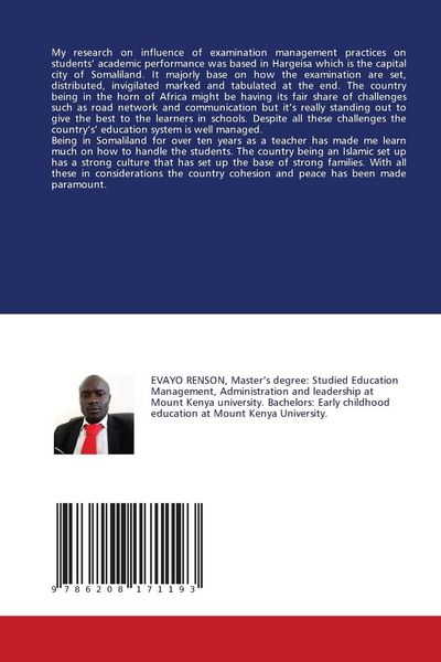 Produktbild: Influence of examination management practices on students' performance