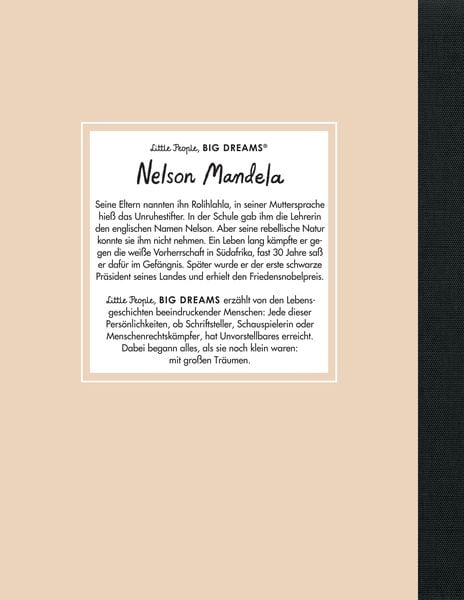 Produktbild: Nelson Mandela &ndash; Little People, BIG DREAMS (Deutsche Ausgabe)