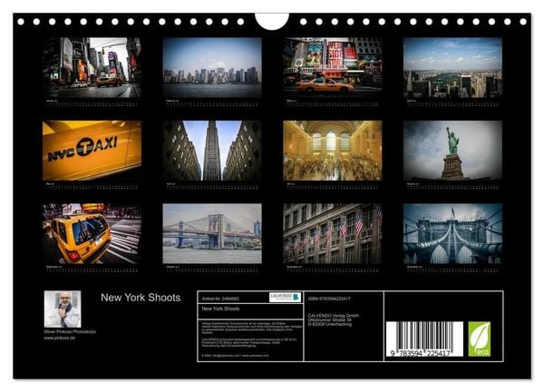 Produktbild: New York Shoots (Wandkalender 2027 DIN A4 quer), CALVENDO Monatskalender