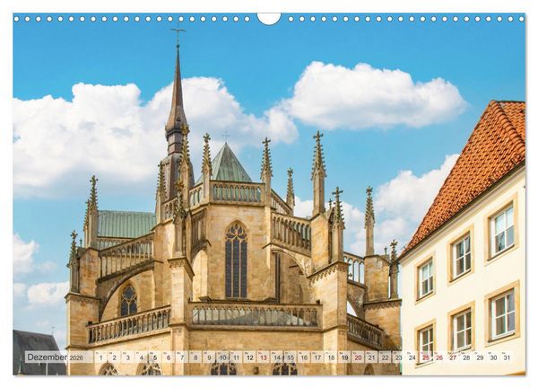 Produktbild: Historisches Osnabr&uuml;ck - Niedersachsen (Wandkalender 2026 DIN A3 quer), CALVENDO Monatskalender