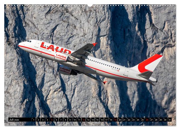 Produktbild: Flugzeugkalender (Wandkalender 2026 DIN A2 quer), CALVENDO Monatskalender