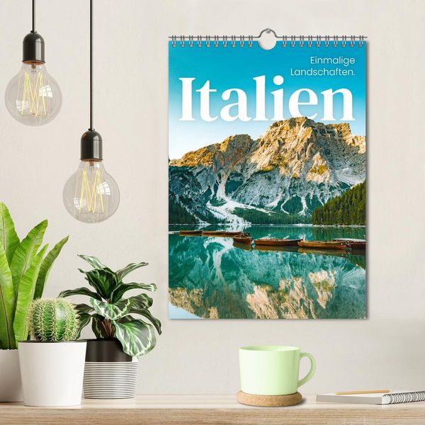 Produktbild: Italien - Einmalige Landschaften. (Wandkalender 2026 DIN A4 hoch), CALVENDO Monatskalender