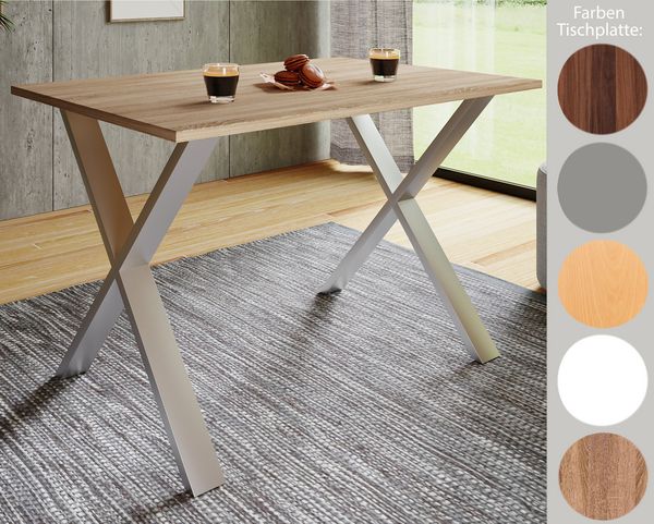 Produktbild: Premium Holz Esstisch K&uuml;chentisch Xona X 80x50