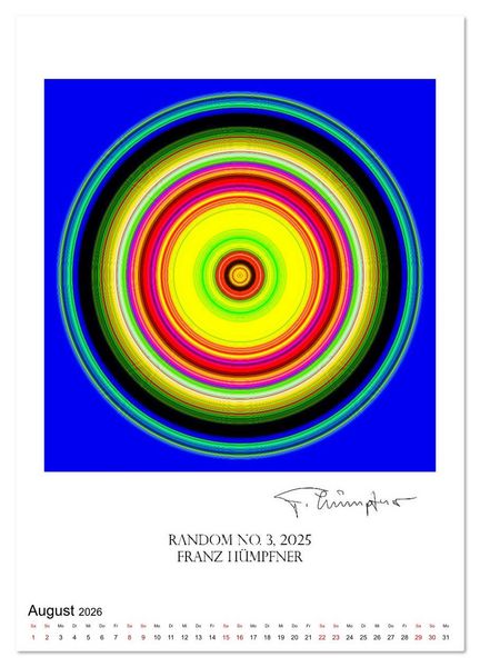 Produktbild: Mandala Artworks - Kunstkalender von Franz Huempfner (hochwertiger Premium Wandkalender 2026 DIN A2 hoch), Kunstdruck in Hochglanz