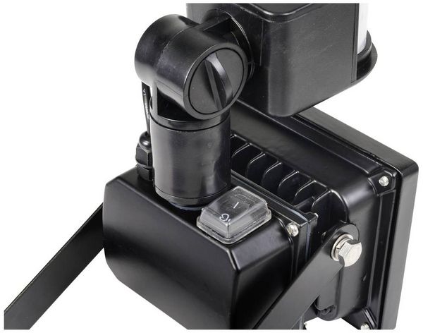 Produktbild: Sygonix SY-5461108 Solar-Spot mit Bewegungsmelder 10W Leuchtfarben: Neutralwei&szlig;