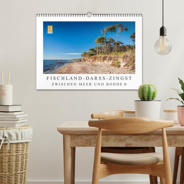 Produktbild: Fischland - Dar&szlig; - Zingst: Zwischen Meer und Bodden (Wandkalender 2026 DIN A3 quer), CALVENDO Monatskalender