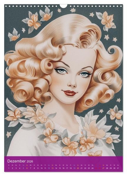 Produktbild: Retro Chic (Wandkalender 2026 DIN A3 hoch), CALVENDO Monatskalender
