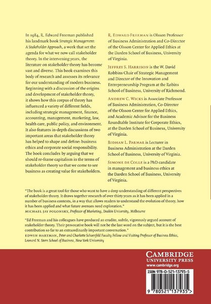 Produktbild: Stakeholder Theory