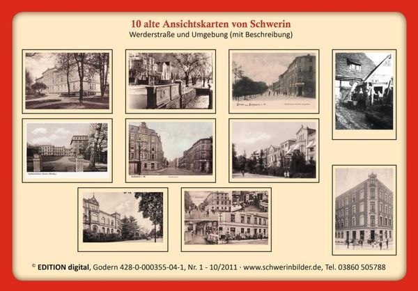 Produktbild: 10 alte Ansichtskarten von Schwerin