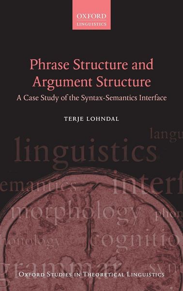 Produktbild: Phrase Structure and Argument Structure