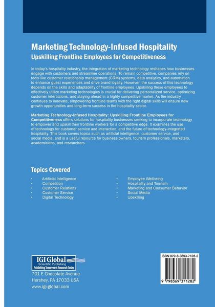 Produktbild: Marketing Technology-Infused Hospitality