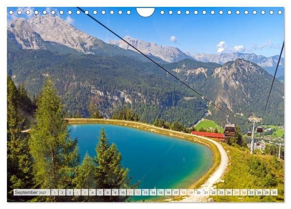 Produktbild: Berchtesgadener Land - Welt der Berge und Seen (Wandkalender 2027 DIN A4 quer), CALVENDO Monatskalender