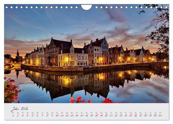 Produktbild: Belgien - Grafschaft Flandern (Wandkalender 2026 DIN A4 quer), CALVENDO Monatskalender